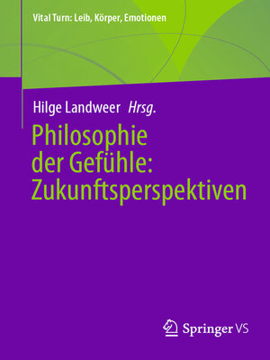 cover image of Philosophie der Gefühle